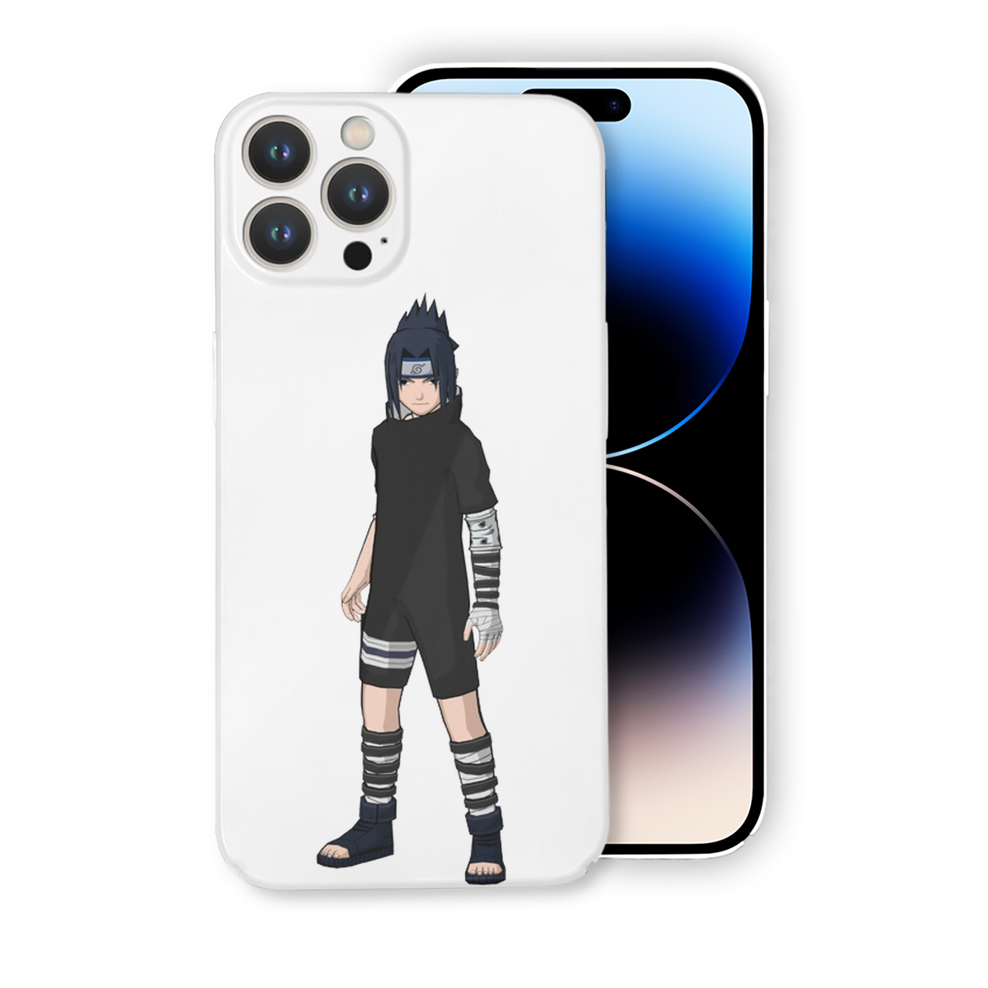 （画像用） NARUTO -ナルト- うちは サスケ Uchiha Sasuke 【iPhone 14シリーズ対応】ハードケース